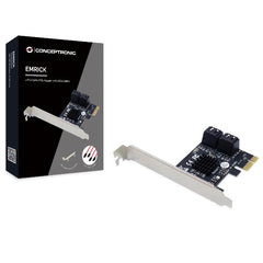 ADATTATORE PCI-e 4-PORTE SATA con Cavo SATA