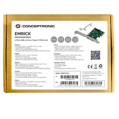 SCEHDA PCI EXPRESS 2 PORTE USB 3.2 Gen 2 Type-C