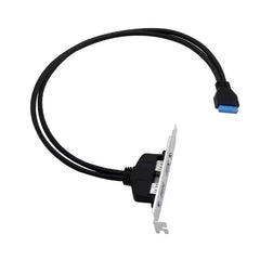 ADATTATORE da 19 pin femmina a doppio USB-A femmina USB 3.0, USB 3.2 Gen 1 5Gbit/s