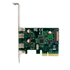 SCHEDA PCIe 2-PORTE USB 3.2 Gen 2 Tipo-C