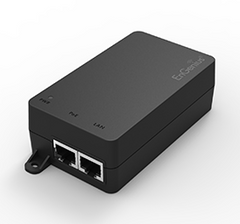 Adattatore PoE, AC 100V~260V input, 802.3af/at output, Gigabit Ethernet