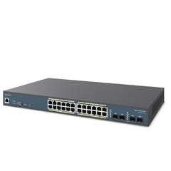 EWS7928P-FIT - Switch  24-port GbE PoE.af/at(+) 185W 4xSFP L2 19i