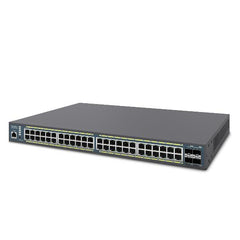 EWS7952P-FIT - Switch 48-port GbE PoE.af/at(+) 410W 4xSFP L2 19i