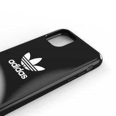 ADIDAS ORIGINALS - Cover in TPU flessibile con bordi rialzati colore nero compatibile con Apple iPhone 12 Mini