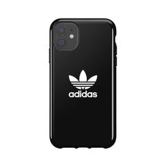 ADIDAS ORIGINALS - Cover in TPU flessibile con bordi rialzati colore nero compatibile con Apple iPhone 12 Mini