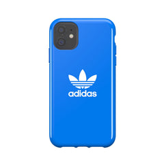 ADIDAS ORIGINALS - Cover in TPU flessibile con bordi rialzati colore azzurro compatibile con Apple iPhone 12 Mini