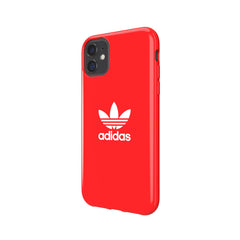 ADIDAS ORIGINALS - Cover in TPU flessibile con bordi rialzati colore rosso compatibile con Apple iPhone 12 Pro Max