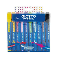 PENNARELLI A DOPPIA PUNTA GIOTTO TURBO PRO COLORI CLASSICI