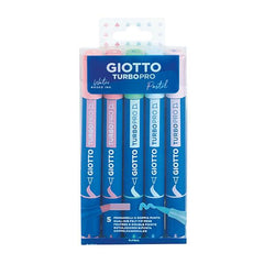 PENNARELLI A DOPPIA PUNTA GIOTTO TURBO PRO COLORI PASTELLO