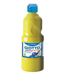 FLACONE 500ML TEMPERA ACRILICA GIALLO