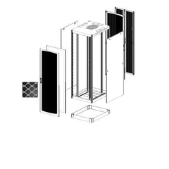 RACK 42U 800X1000X2057