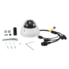 LEVELONE FCS-3307 - TELECAMERA IP HUBBLE DOME FISSA 5MP, POE 802.3af, Audio 2-vie, IP68, IK10