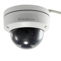 LEVELONE FCS-3402 - TELECAMERA IP DOME FISSA 2MP H.265, POE 802.3af