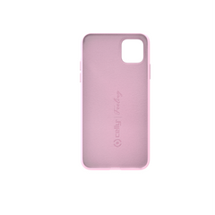 FEELING - Cover morbida in silicone liquido con finitura soft touch e bordi anti scivolo colore rosa compatibile con Apple iPhone 11 Pro