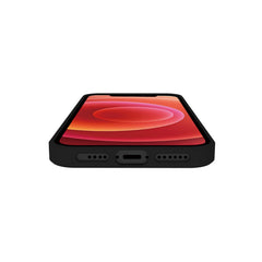 FEELING - Cover morbida in silicone liquido con finitura soft touch e bordi anti scivolo colore nero compatibile con Apple iPhone 13 Pro Max
