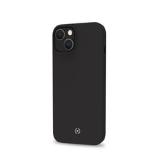 FEELING - Cover morbida in silicone liquido con finitura soft touch e bordi anti scivolo colore nero compatibile con Apple iPhone 14