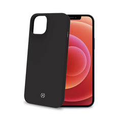 FEELING - Cover morbida in silicone liquido con finitura soft touch e bordi anti scivolo colore nero compatibile con Apple iPhone 14 Plus