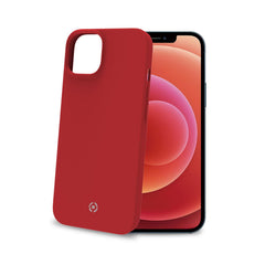 FEELING - Cover morbida in silicone liquido con finitura soft touch e bordi anti scivolo colore rosso compatibile con Apple iPhone 14 Plus