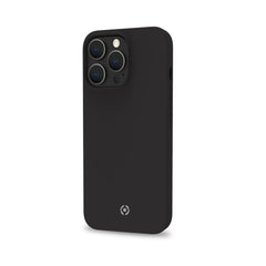 FEELING - Cover morbida in silicone liquido con finitura soft touch e bordi anti scivolo colore nero compatibile con Apple iPhone 14 Pro Max