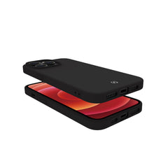 FEELING - Cover morbida in silicone liquido con finitura soft touch e bordi anti scivolo colore nero compatibile con Apple iPhone 14 Pro Max