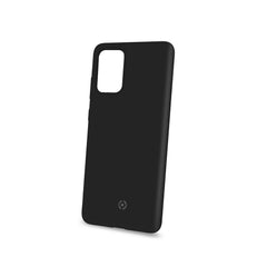 FEELING - Cover morbida in silicone liquido con finitura soft touch e bordi anti scivolo colore nero compatibile con Samsung Galaxy S20+