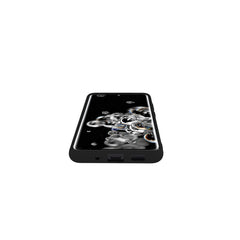 FEELING - Cover morbida in silicone liquido con finitura soft touch e bordi anti scivolo colore nero compatibile con Samsung Galaxy S20 Ultra
