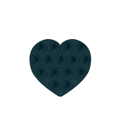 FIXHEART - Ventosa d applicare sul retro dello smartphone, utilizzo video e selfie, materiale silicone, tenuta forte, forma di cuore