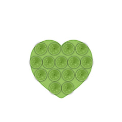 FIXHEART - Ventosa d applicare sul retro dello smartphone, utilizzo video e selfie, materiale silicone, tenuta forte, forma di cuore