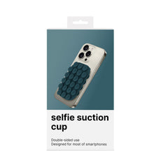 FIXSQUARE- Ventosa d applicare sul retro dello smartphone, utilizzo video e selfie, materiale silicone, tenuta forte, forma quadrata
