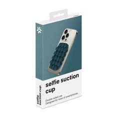 FIXSQUARE- Ventosa d applicare sul retro dello smartphone, utilizzo video e selfie, materiale silicone, tenuta forte, forma quadrata
