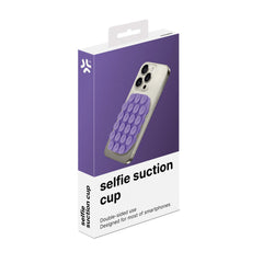 FIXSQUARE- Ventosa d applicare sul retro dello smartphone, utilizzo video e selfie, materiale silicone, tenuta forte, forma quadrata