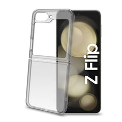 FOLDING - Cover in TPU composta da scocca anteriore e posteriore trasparente compatibile con Samsung Galaxy Z Flip 7 FE/ Z Flip 6/ Z Flip 6 Enterprise Edition