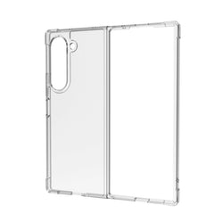 FOLDING - Cover in TPU composta da scocca anteriore e posteriore trasparente compatibile con Samsung Galaxy Fold 6/ Galaxy Z Fold 6 Enterprise Edition