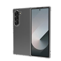 FOLDING - Cover in TPU composta da scocca anteriore e posteriore trasparente compatibile con Samsung Galaxy Fold 6/ Galaxy Z Fold 6 Enterprise Edition