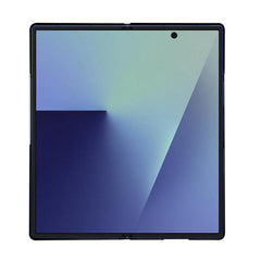 FOLDING - Cover in TPU composta da scocca anteriore e posteriore, effetto pelle sintetica colore nero compatibile Samsung Galaxy Z Fold 7/ Z Fold 7 Enterprise Edition