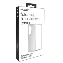 FOLDING - Cover in TPU composta da scocca anteriore e posteriore trasparente compatibile con Samsung Galaxy Z Fold 7/ Z Fold 7 Enterprise Edition