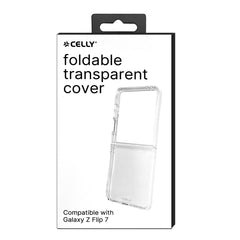 FOLDING - Cover in TPU composta da scocca anteriore e posteriore trasparente compatibile Samsung Galaxy Z Flip 7