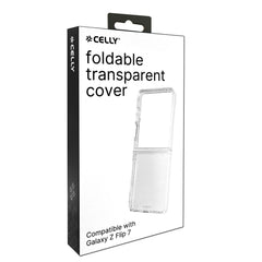 FOLDING - Cover in TPU composta da scocca anteriore e posteriore trasparente compatibile Samsung Galaxy Z Flip 7