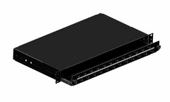 CASSETTO FO 1U PER 24 SCD O 24 LCQ NERO