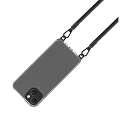 FREEDOM CASE - Cover trasparente in TPU incluso nella confezione laccio collo colore nero per Apple iPhone 14 [FREEDOM]