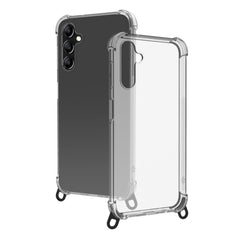 FREEDOM CASE - Cover trasparente in TPU incluso nella confezione laccio collo colore nero per Samsung Galaxy A14 4G/ Galaxy A14 5G [FREEDOM]