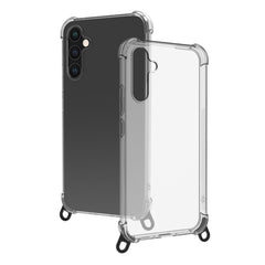 FREEDOM CASE - Cover trasparente in TPU incluso nella confezione laccio collo colore nero per Samsung Galaxy A54 5G/ Galaxy A54 5G Enterprise Edition [FREEDOM]