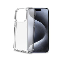 FREEDOM CASE - Cover trasparente in TPU incluso nella confezione laccio collo colore nero per Apple iPhone 15 Pro [FREEDOM]