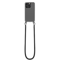 FREEDOM CASE - Cover trasparente in TPU incluso nella confezione laccio collo colore nero per Apple iPhone 15 Pro [FREEDOM]