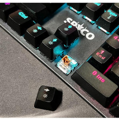 SPYCO - TASTIERA GAMING FULL 104 KEYS CON SWITCH MARRONI