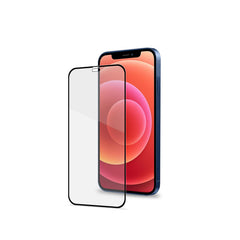 FULLGLASS - Vetro 9H con bordo colorato nero compatibile con Apple iPhone 12 Mini