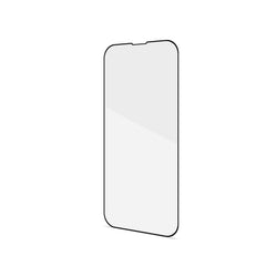 FULLGLASS - Vetro 9H con bordo colorato nero compatibile con Apple iPhone 14/ iPhone 13 Pro/ iPhone 13