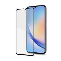 FULLGLASS - Vetro 9H con bordo colorato nero compatibile con Samsung Galaxy A34 5G/ Galaxy A34 5G Enterprise Edition