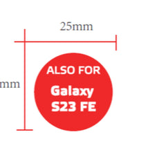 FULLGLASS - Vetro 9H con bordo colorato nero compatibile con Samsung Galaxy A54 5G/ Galaxy A54 5G Enterprise Edition/ Galaxy S23 FE