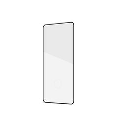 FULLGLASS - Vetro 9H con bordo colorato nero compatibile con Xiaomi Redmi 10C/ Redmi 12C
